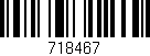 Código de barras (EAN, GTIN, SKU, ISBN): '718467'