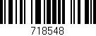 Código de barras (EAN, GTIN, SKU, ISBN): '718548'