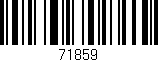 Código de barras (EAN, GTIN, SKU, ISBN): '71859'