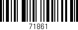 Código de barras (EAN, GTIN, SKU, ISBN): '71861'