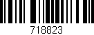 Código de barras (EAN, GTIN, SKU, ISBN): '718823'