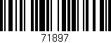 Código de barras (EAN, GTIN, SKU, ISBN): '71897'