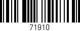 Código de barras (EAN, GTIN, SKU, ISBN): '71910'