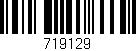 Código de barras (EAN, GTIN, SKU, ISBN): '719129'