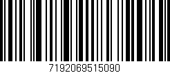 Código de barras (EAN, GTIN, SKU, ISBN): '7192069515090'