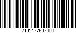 Código de barras (EAN, GTIN, SKU, ISBN): '7192177697909'