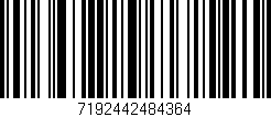 Código de barras (EAN, GTIN, SKU, ISBN): '7192442484364'