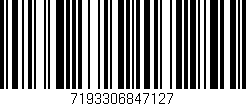 Código de barras (EAN, GTIN, SKU, ISBN): '7193306847127'