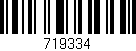 Código de barras (EAN, GTIN, SKU, ISBN): '719334'