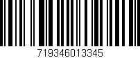 Código de barras (EAN, GTIN, SKU, ISBN): '719346013345'