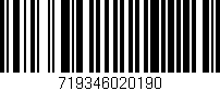 Código de barras (EAN, GTIN, SKU, ISBN): '719346020190'