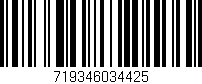 Código de barras (EAN, GTIN, SKU, ISBN): '719346034425'