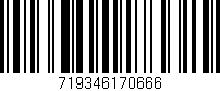 Código de barras (EAN, GTIN, SKU, ISBN): '719346170666'