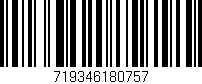 Código de barras (EAN, GTIN, SKU, ISBN): '719346180757'