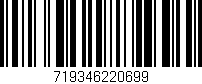 Código de barras (EAN, GTIN, SKU, ISBN): '719346220699'