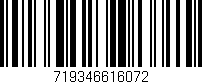 Código de barras (EAN, GTIN, SKU, ISBN): '719346616072'