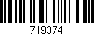 Código de barras (EAN, GTIN, SKU, ISBN): '719374'