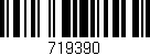 Código de barras (EAN, GTIN, SKU, ISBN): '719390'