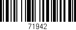 Código de barras (EAN, GTIN, SKU, ISBN): '71942'