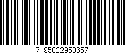 Código de barras (EAN, GTIN, SKU, ISBN): '7195822950657'