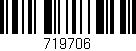 Código de barras (EAN, GTIN, SKU, ISBN): '719706'