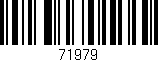 Código de barras (EAN, GTIN, SKU, ISBN): '71979'
