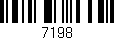 Código de barras (EAN, GTIN, SKU, ISBN): '7198'