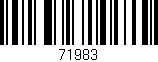 Código de barras (EAN, GTIN, SKU, ISBN): '71983'
