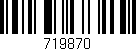 Código de barras (EAN, GTIN, SKU, ISBN): '719870'