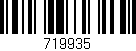 Código de barras (EAN, GTIN, SKU, ISBN): '719935'