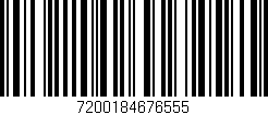 Código de barras (EAN, GTIN, SKU, ISBN): '7200184676555'