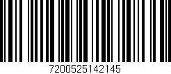 Código de barras (EAN, GTIN, SKU, ISBN): '7200525142145'