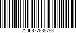 Código de barras (EAN, GTIN, SKU, ISBN): '7200677839788'