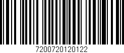 Código de barras (EAN, GTIN, SKU, ISBN): '7200720120122'