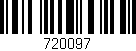 Código de barras (EAN, GTIN, SKU, ISBN): '720097'