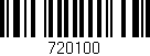 Código de barras (EAN, GTIN, SKU, ISBN): '720100'