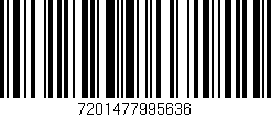Código de barras (EAN, GTIN, SKU, ISBN): '7201477995636'