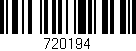 Código de barras (EAN, GTIN, SKU, ISBN): '720194'