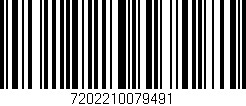 Código de barras (EAN, GTIN, SKU, ISBN): '7202210079491'