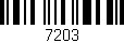 Código de barras (EAN, GTIN, SKU, ISBN): '7203'