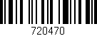 Código de barras (EAN, GTIN, SKU, ISBN): '720470'