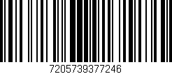 Código de barras (EAN, GTIN, SKU, ISBN): '7205739377246'