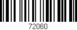 Código de barras (EAN, GTIN, SKU, ISBN): '72060'