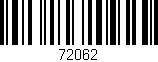 Código de barras (EAN, GTIN, SKU, ISBN): '72062'