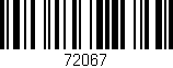 Código de barras (EAN, GTIN, SKU, ISBN): '72067'