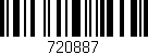 Código de barras (EAN, GTIN, SKU, ISBN): '720887'