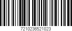 Código de barras (EAN, GTIN, SKU, ISBN): '7210236521023'