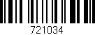 Código de barras (EAN, GTIN, SKU, ISBN): '721034'
