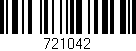 Código de barras (EAN, GTIN, SKU, ISBN): '721042'