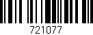 Código de barras (EAN, GTIN, SKU, ISBN): '721077'